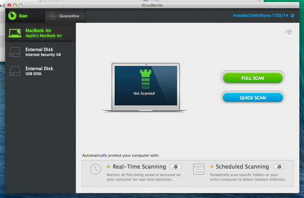 Screen shot of Intego Antivirus