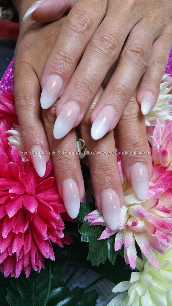 Dev Guy Baby Boomer Pink And White Acrylic Fade Nail Technician Elaine Moore On 4 June 16 At 16 25